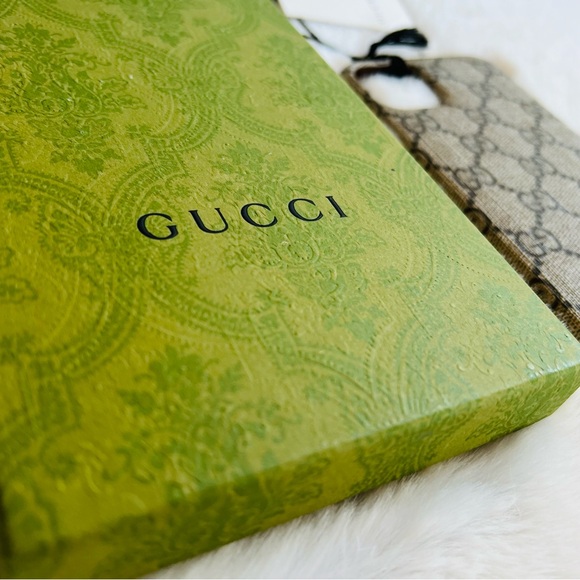 Gucci iphone 11 pro max cover case Brand New logo w/ box tags pristine Ophidia - Picture 16 of 16